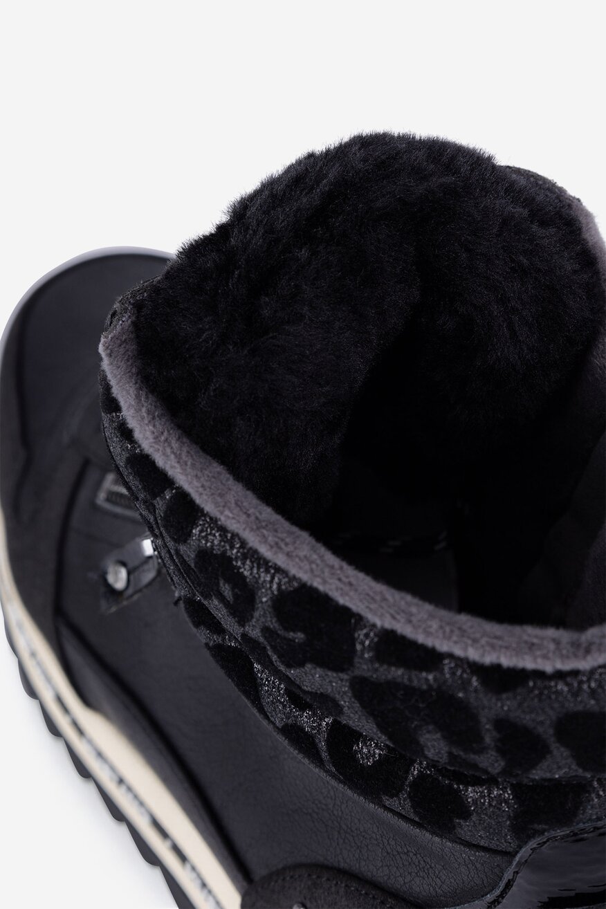 Mustang - Trzewiki ocieplane na platformie - 5905588862901