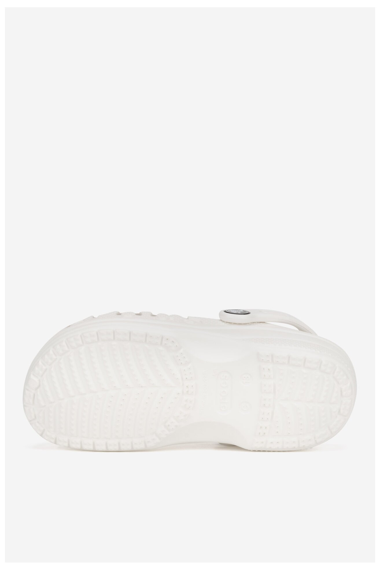 Klapki basenowe Crocs BAYA CLOG K 207013-100 Biały