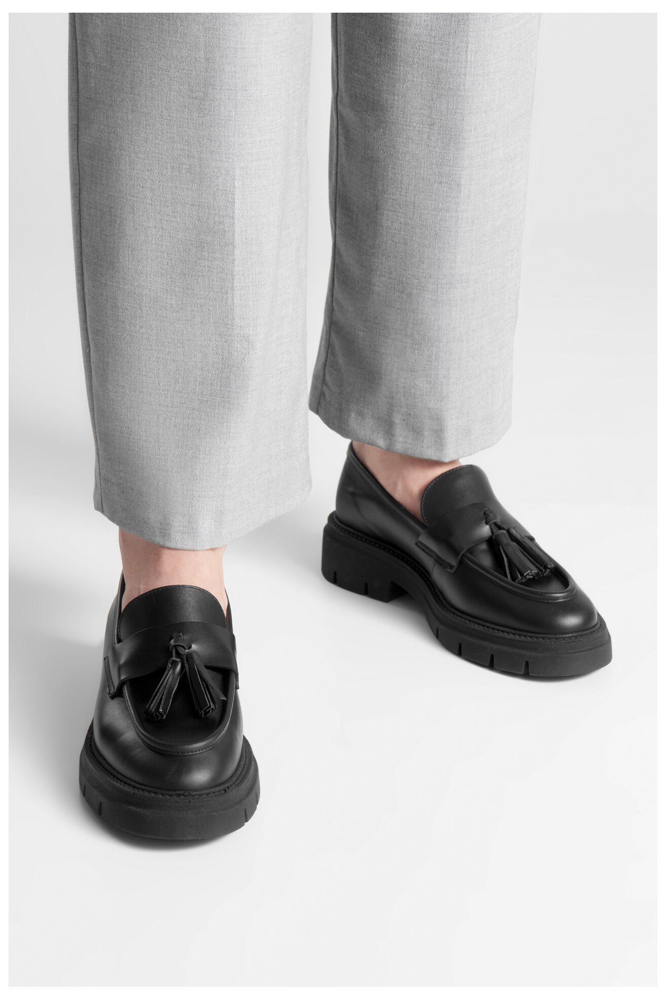 Mokasíny Gino Rossi GRACE-I24-26375NB ČERNÁ