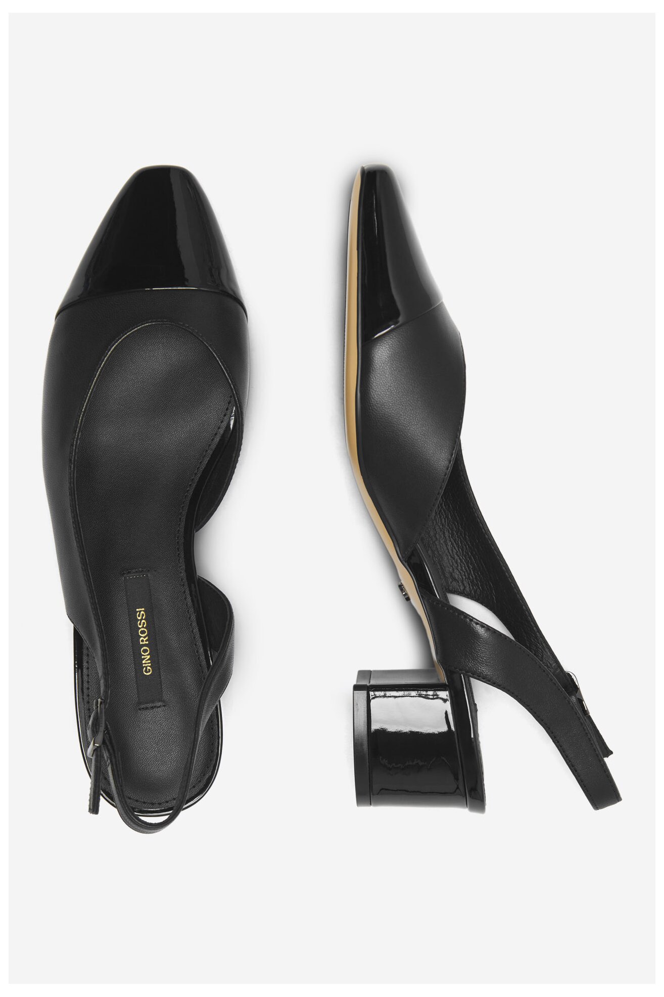 Елегантни обувки Gino Rossi 4893-01 ЧЕРЕН