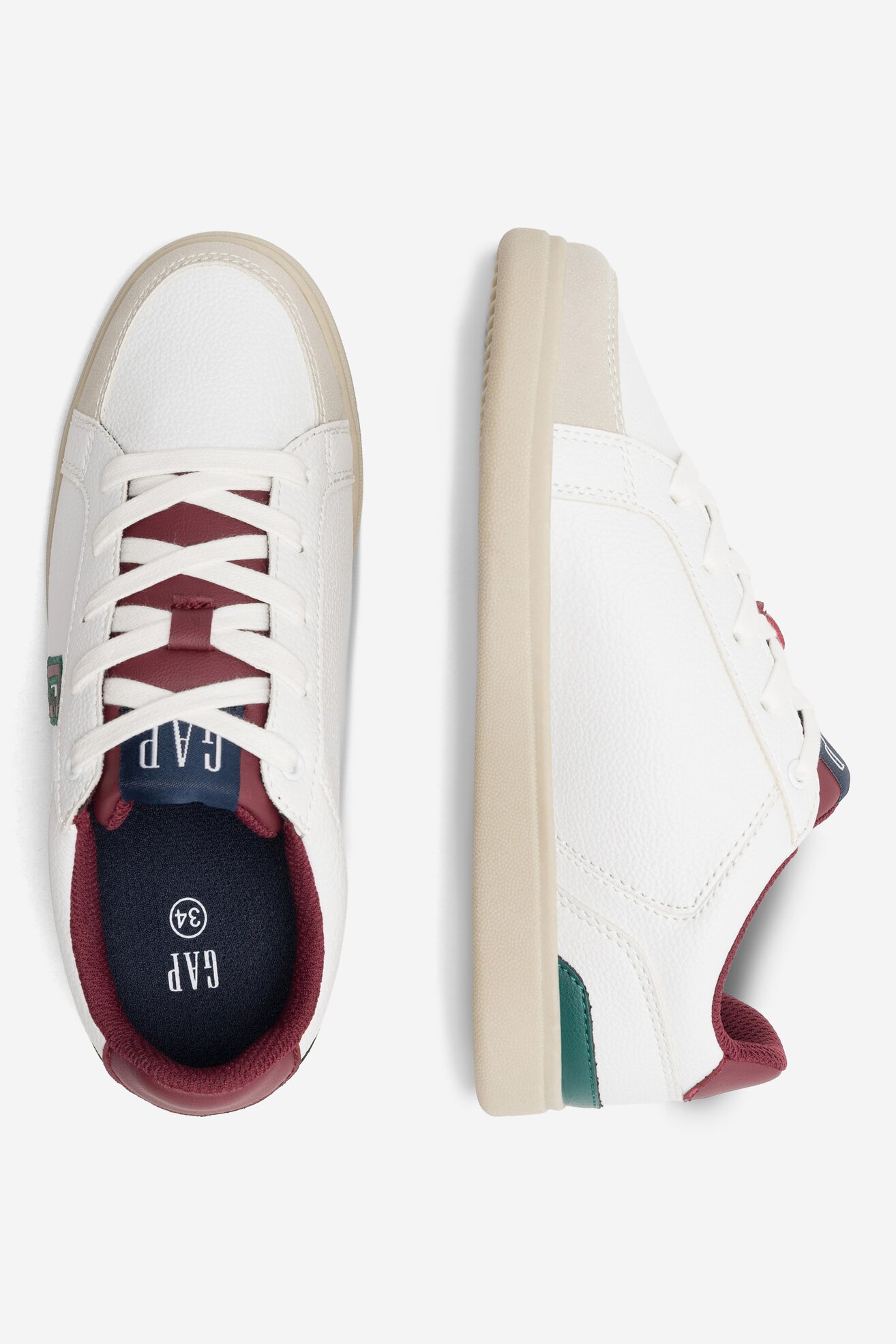 Sportcipő GAP SEATTLE GAB002F5SYWTRDGP FEHÉR