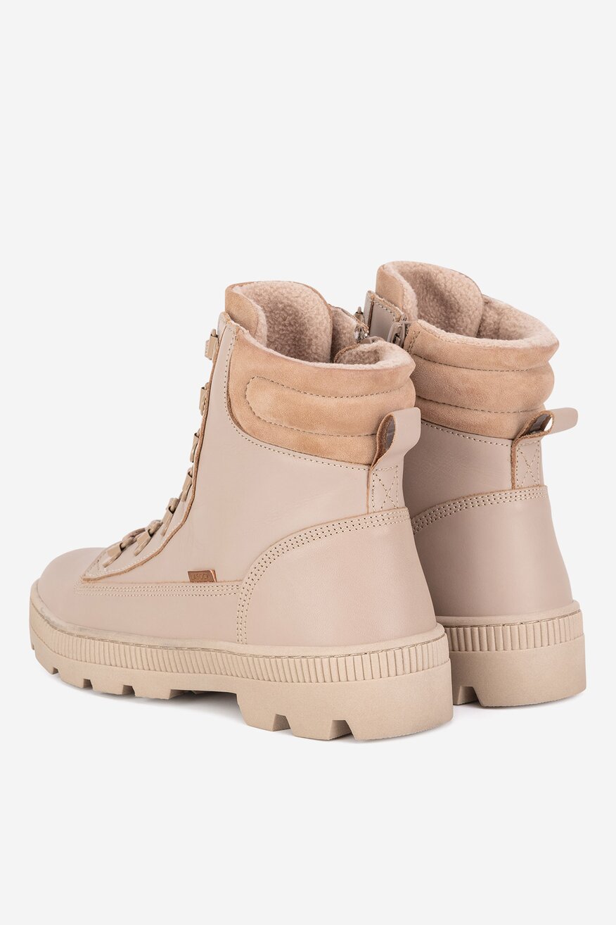 
                Šněrovací vyšší obuv Lasocki Young BÉŽOVÁ - 5905588906896