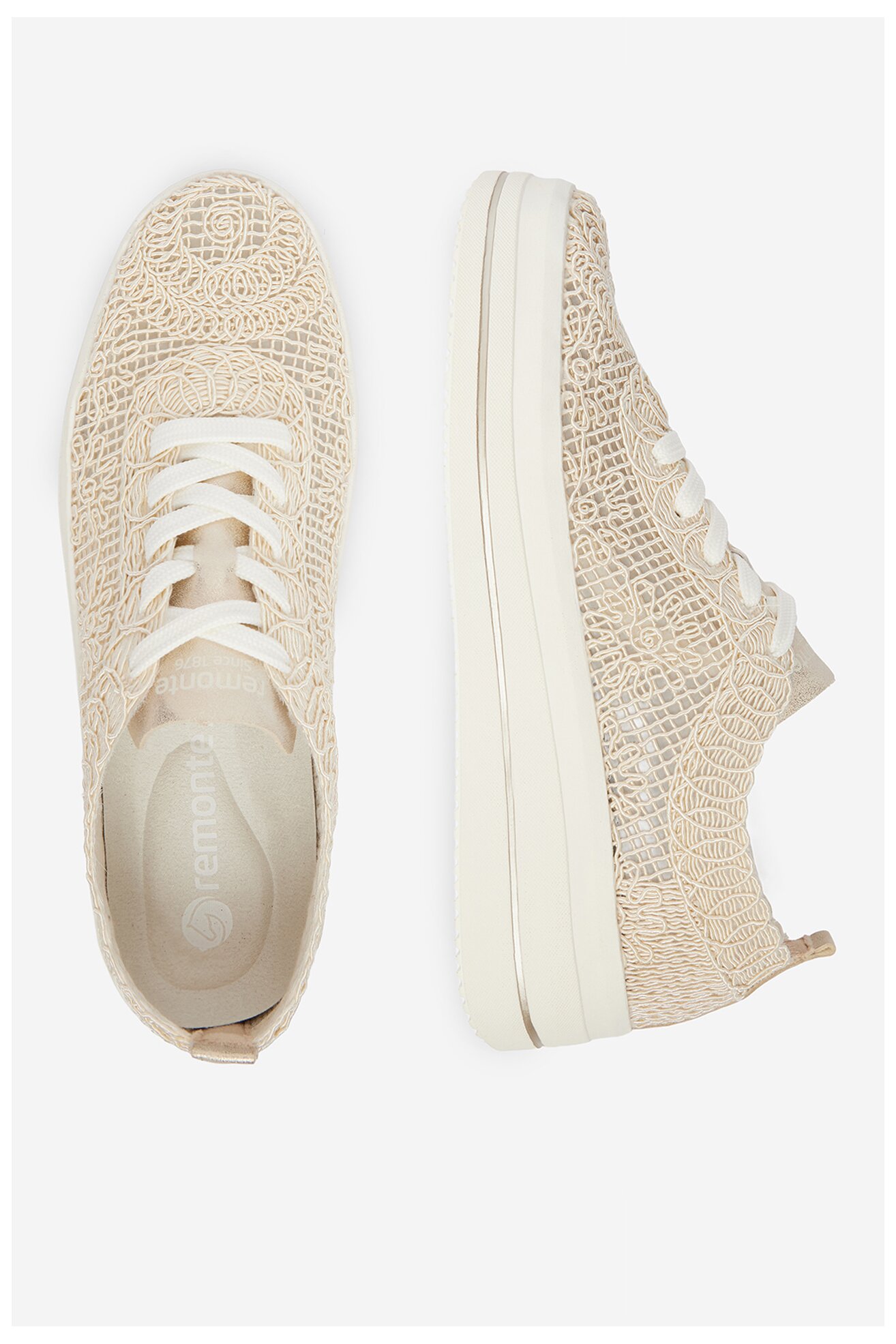 Sneakers Remonte CEO-D1C14-60 Beżowy