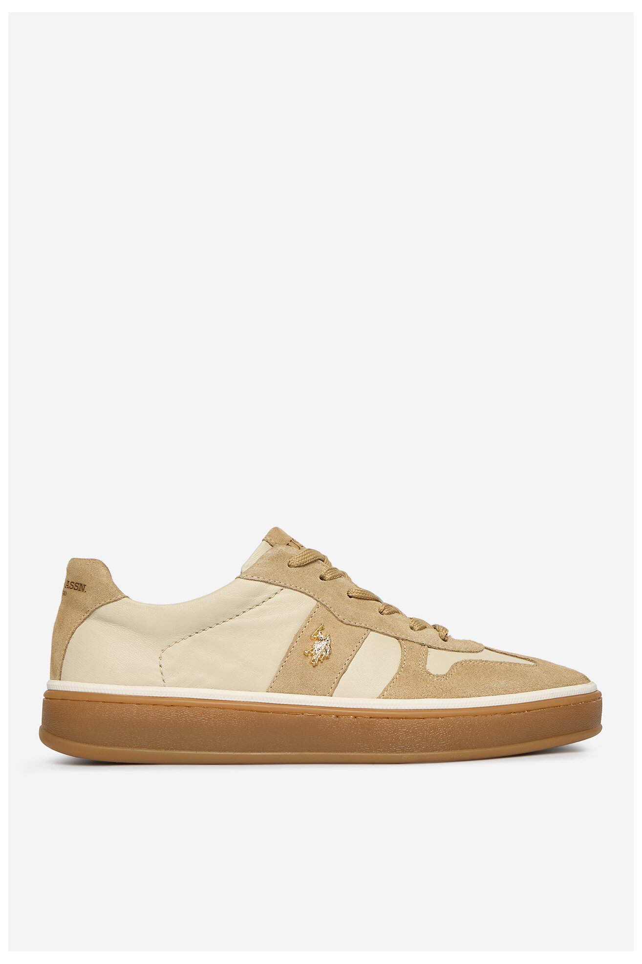 Sneakers U.S. POLO ASSN. EO-HAIRY001W/6LS1 Kremowy