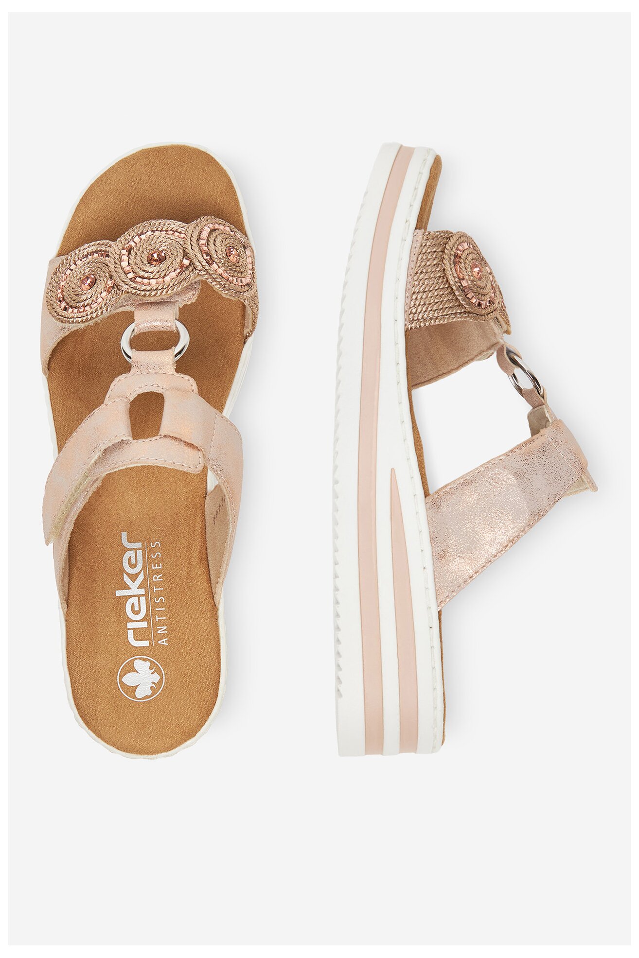 Джапанки Rieker CEO-V0200-90 ЗЛАТИСТ