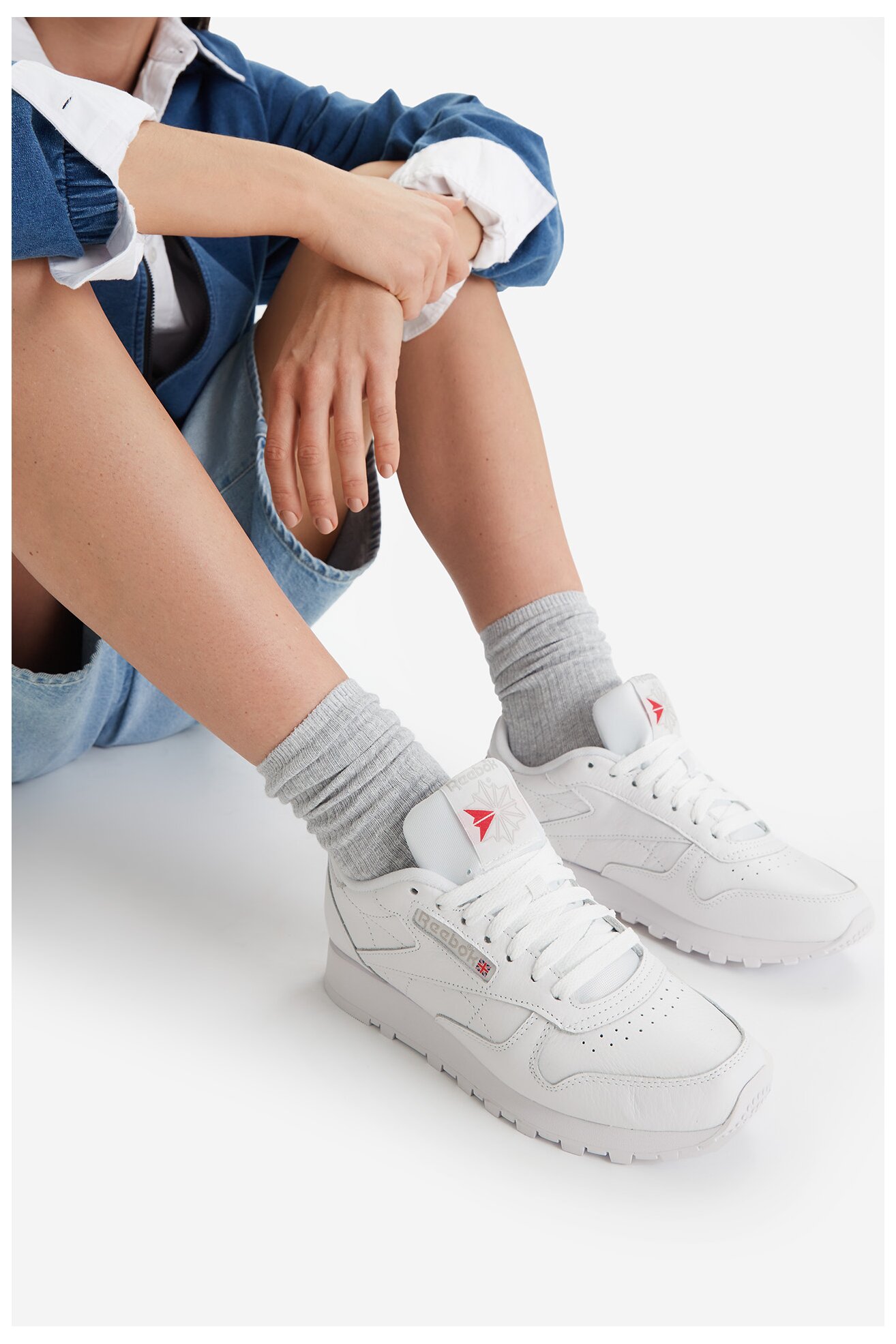 Спортни обувки Reebok EO-CLASSIC LEATHER 100008496 W БЯЛ