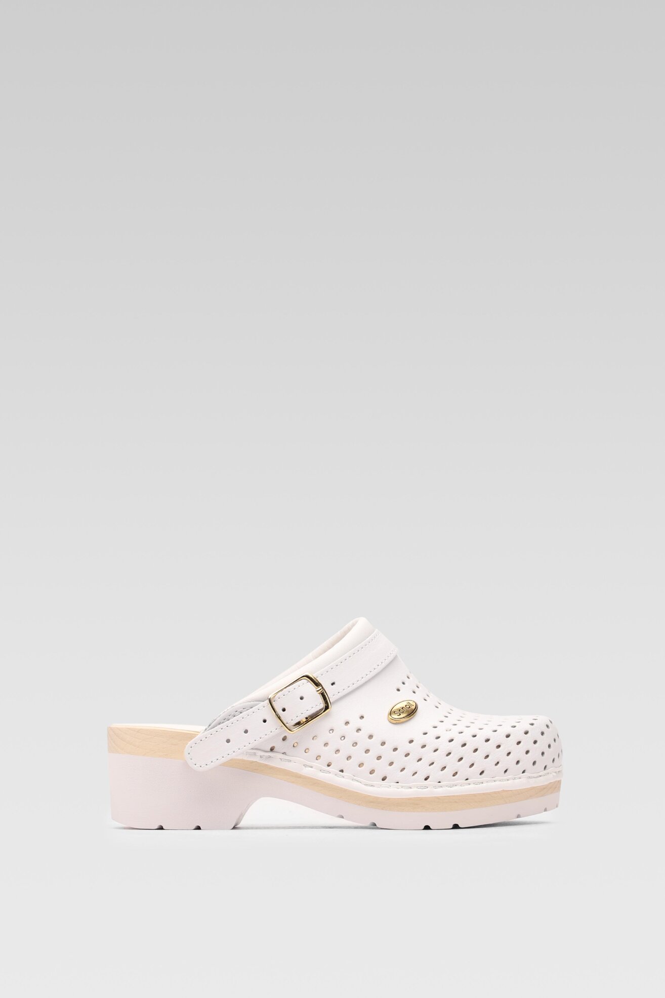 Klapki Scholl F20176 CLOG 1065 Biały