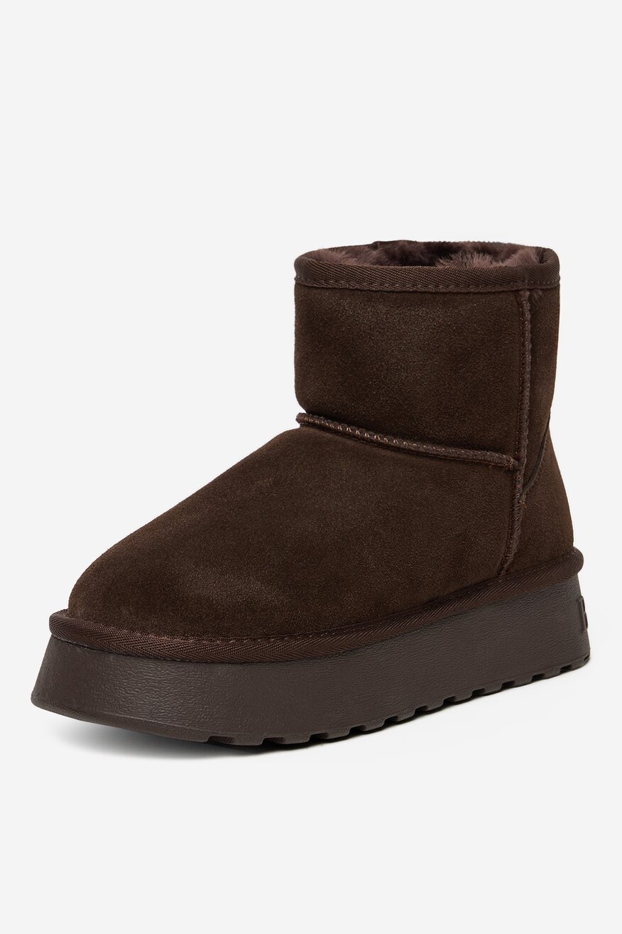 Badura - Śniegowce zamszowe ocieplane - 5906751381670