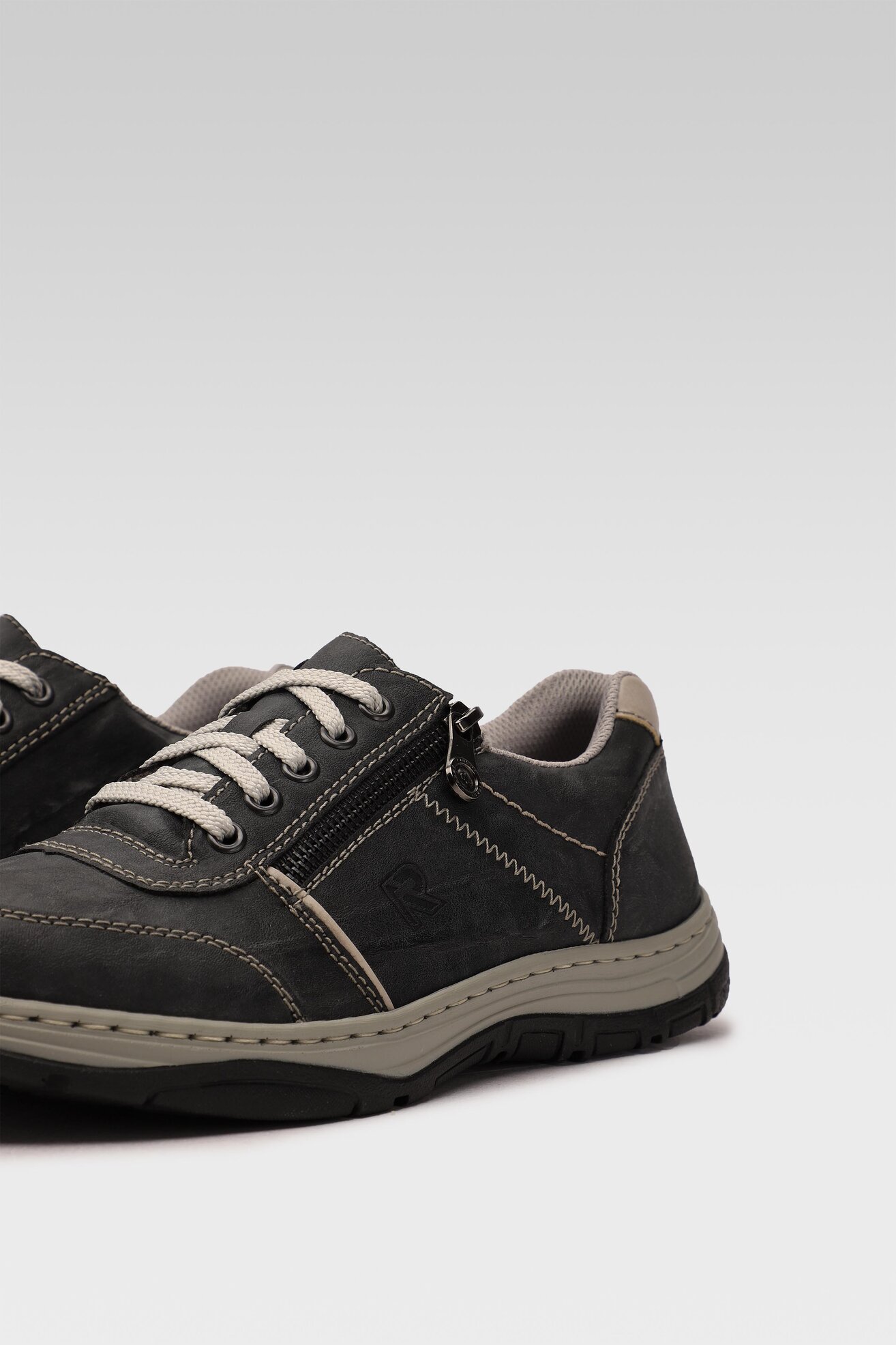 Półbuty Rieker 16300-46 Szary