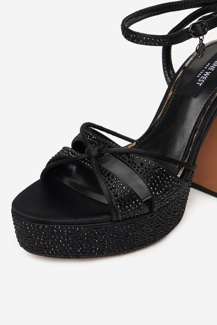 Sandály NINE WEST ČERNÁ - 5906751043776