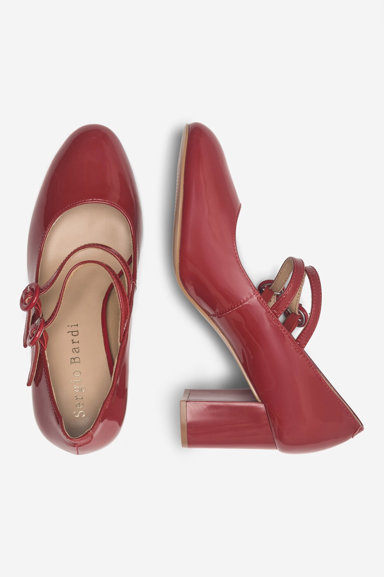 Туфлі-Човники Sergio Bardi WYL3303-2Z-SB ЧЕРВОНИЙ