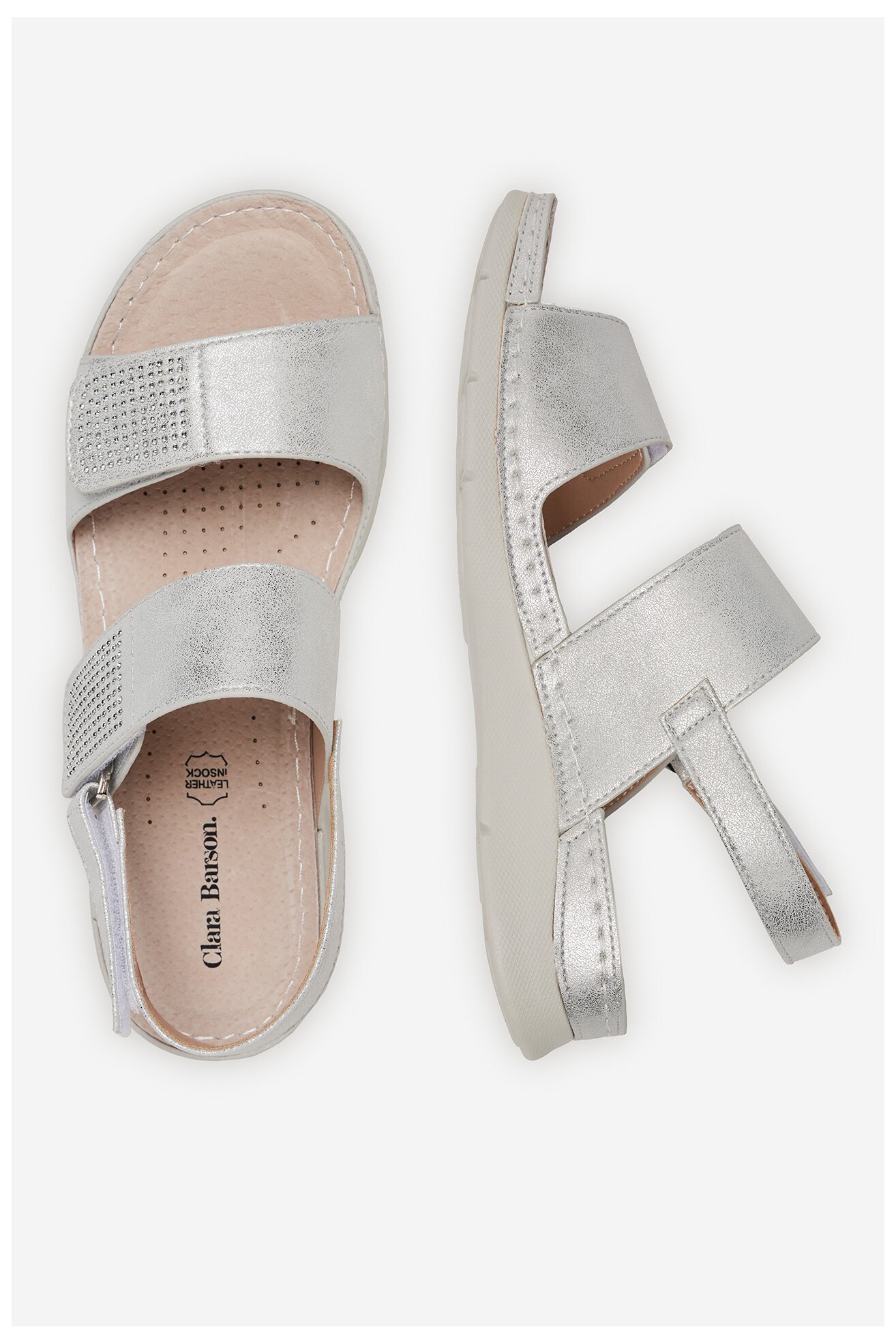 Сандали Clara Barson WS040801-01 СРЕБРИСТ