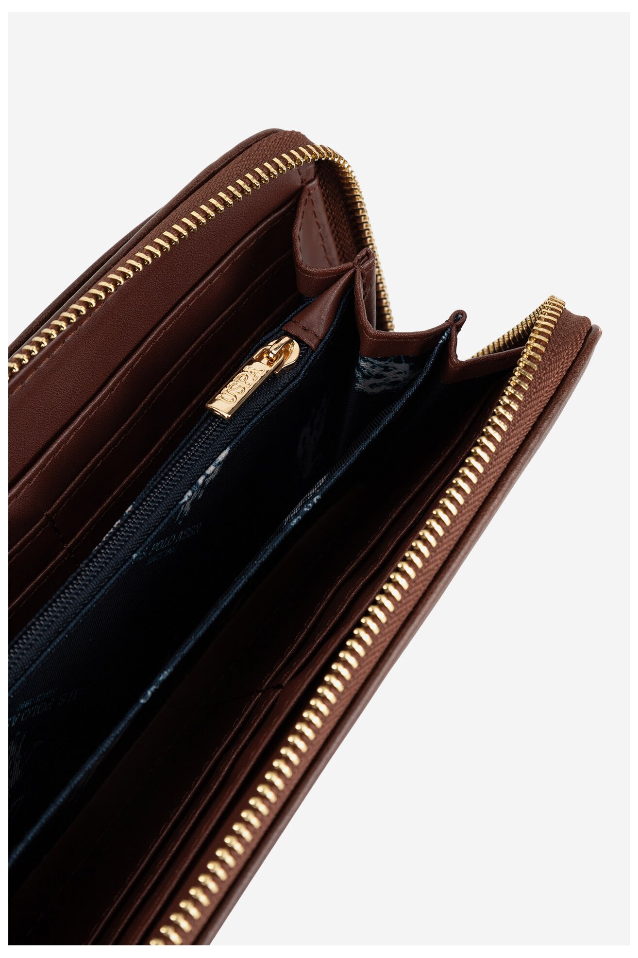 Portfel damski U.S. POLO ASSN. WIUXT8505WVP Brązowy