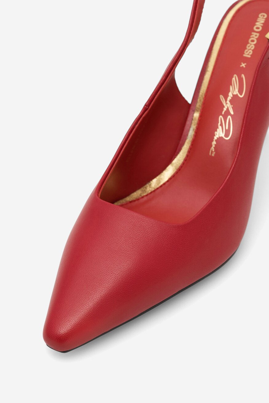 Gino Rossi - Czółenka skórzane na szpilce - 5905588627470