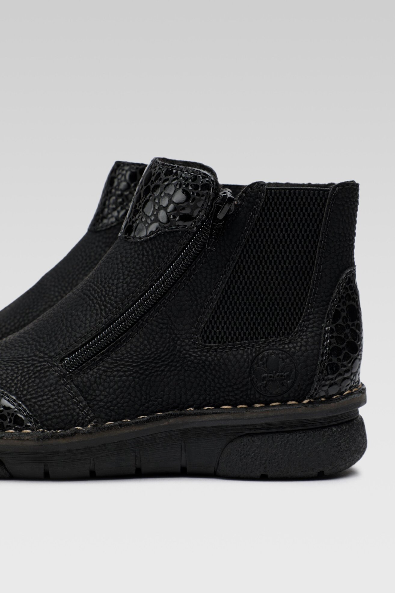 Botki Rieker 73355-00 Czarny