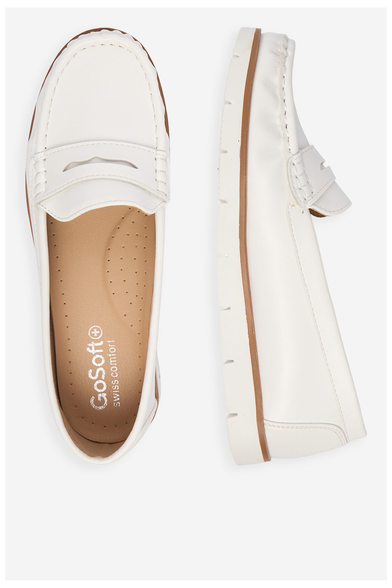 Mokasyn Go Soft CEO-WSS21728-01 Biały