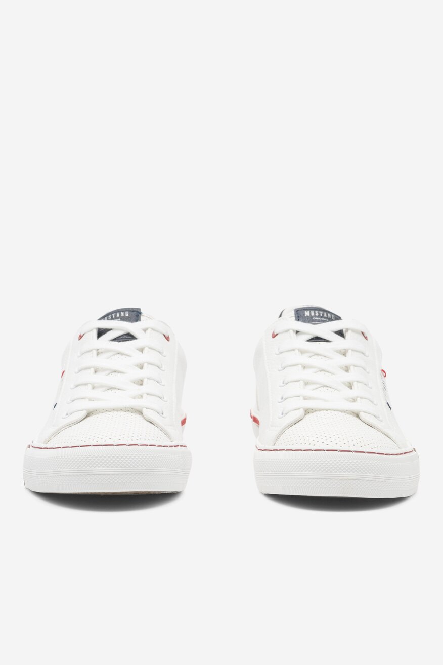 Mustang - Półbuty białe - 5904862666020