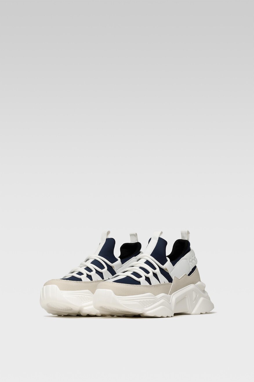 
                Jenny Fairy - Sneakersy typu ugly shoes granatowe - 5904248415143