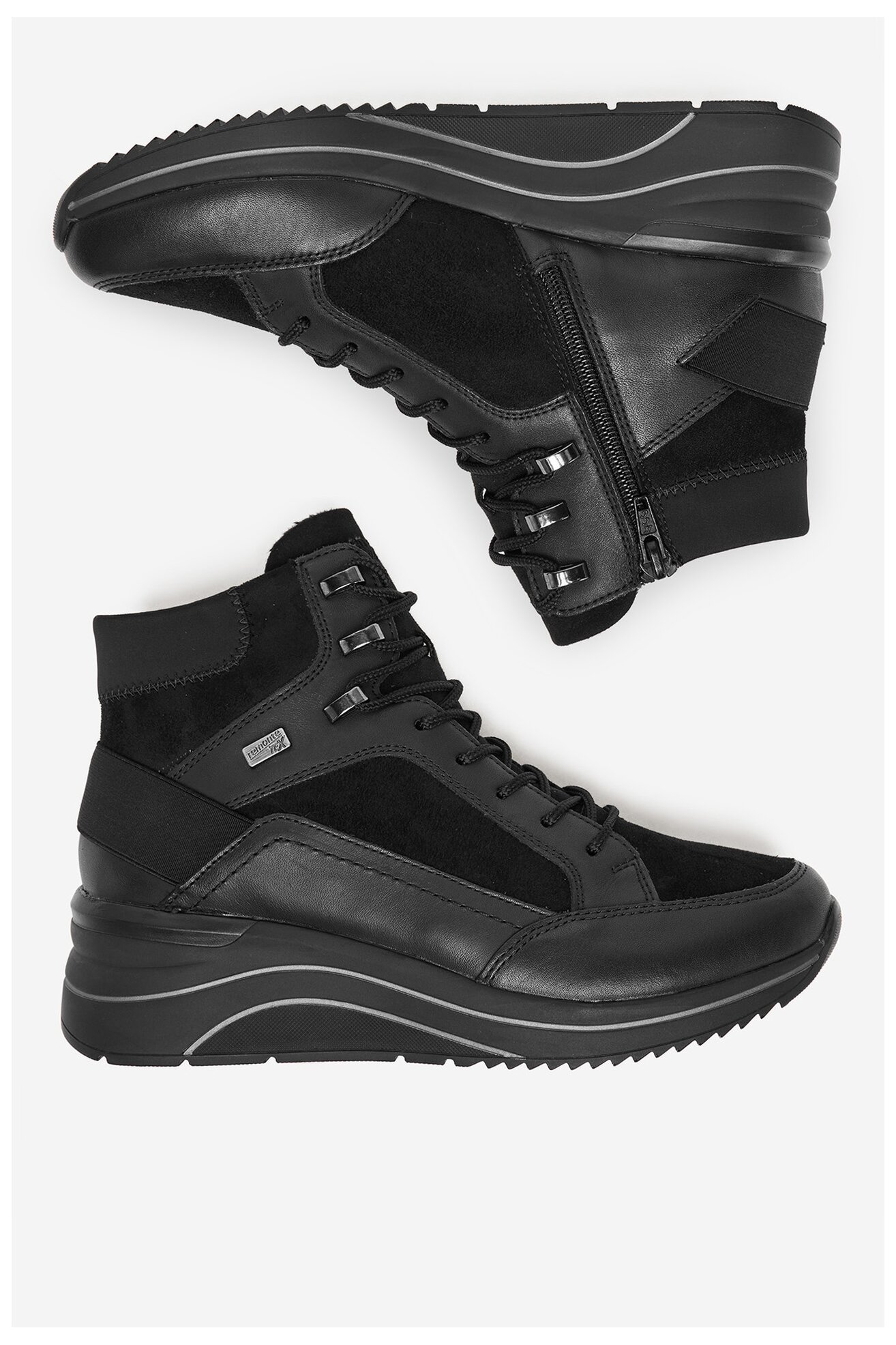 Bocanci Remonte D0T79-00 NEGRU