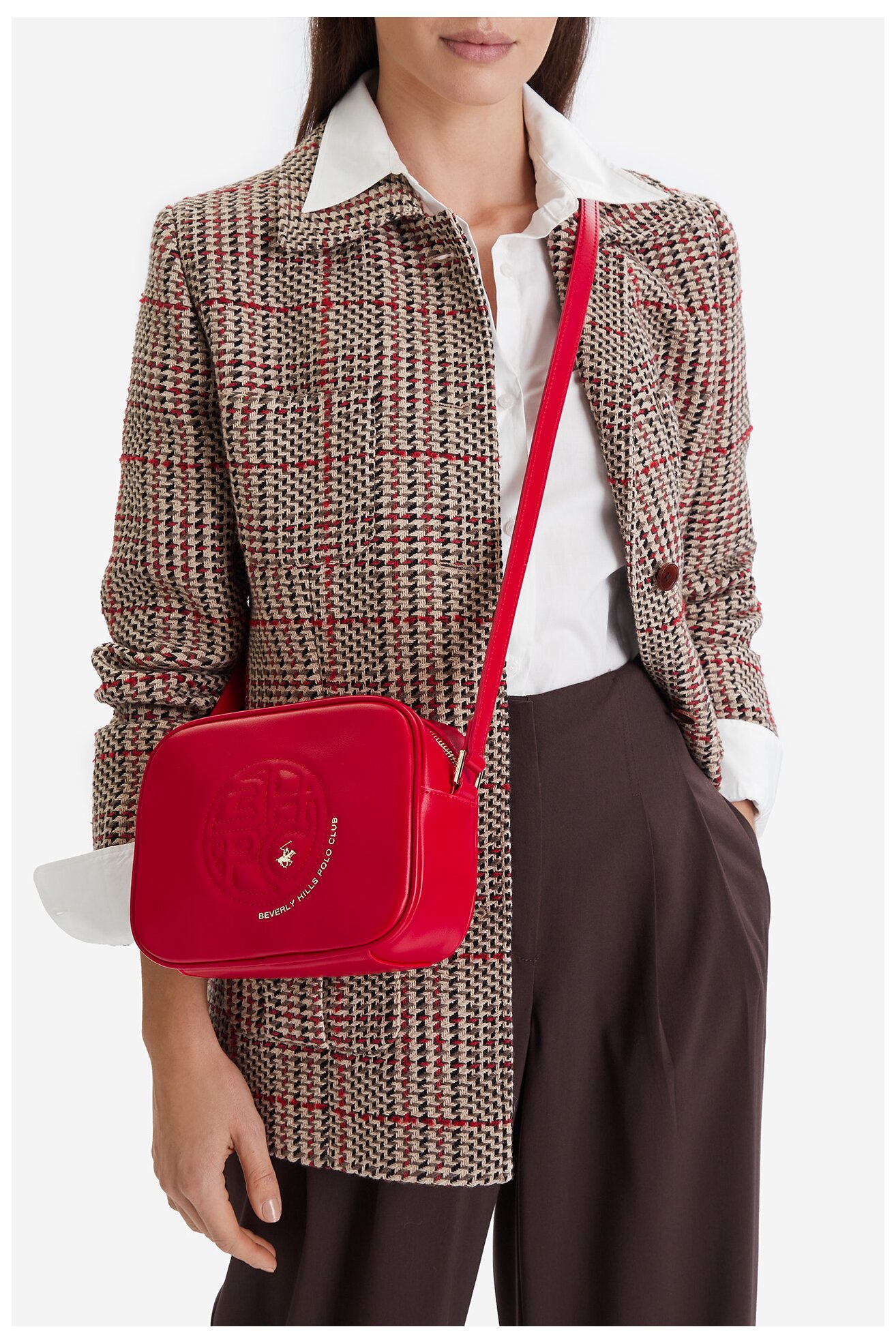 Torebka Beverly Hills Polo Club CEOWB-BHPC-L-002-09 Czerwony