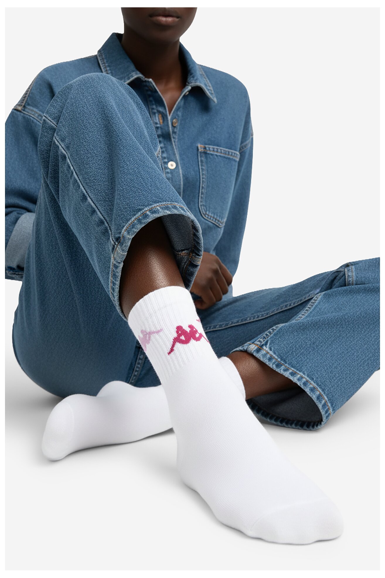 Шкарпетка Kappa CEO_KR_KAPPA_001_W_AW25 (3 -PACK) БІЛИЙ