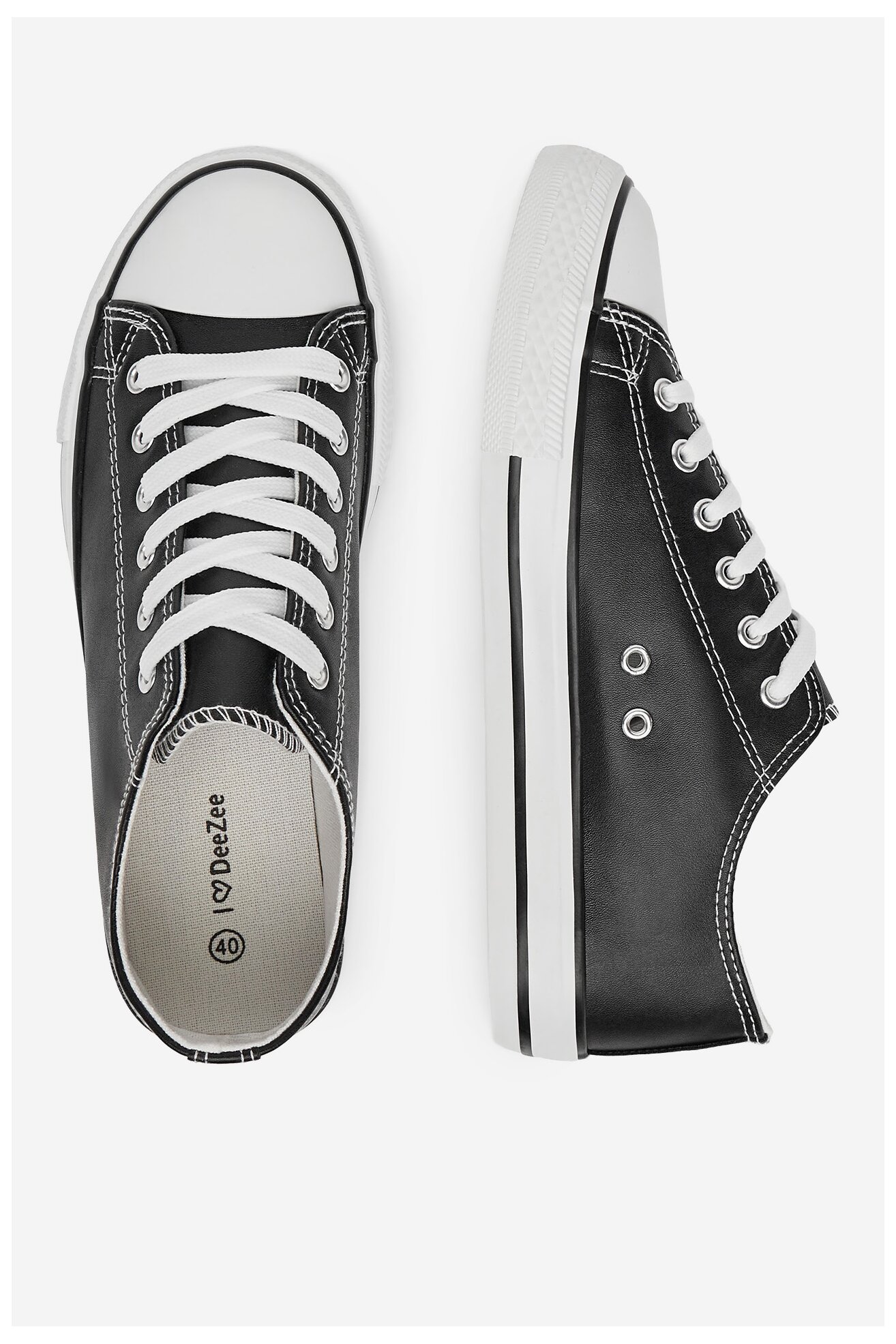 Vászoncipő DeeZee FG-2913-1 FEKETE