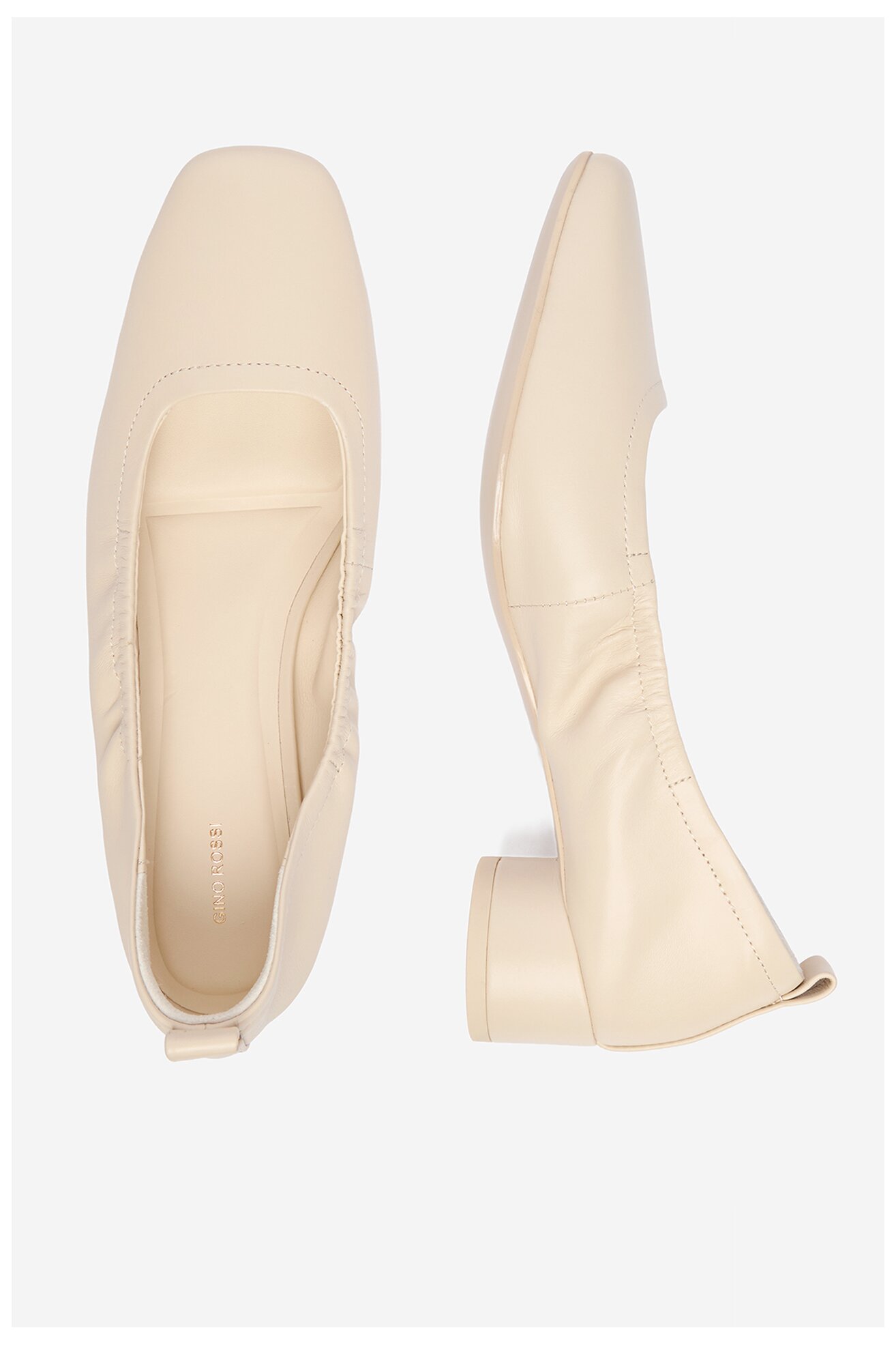 Czółenka Gino Rossi EO-GL97D-170 Beżowy