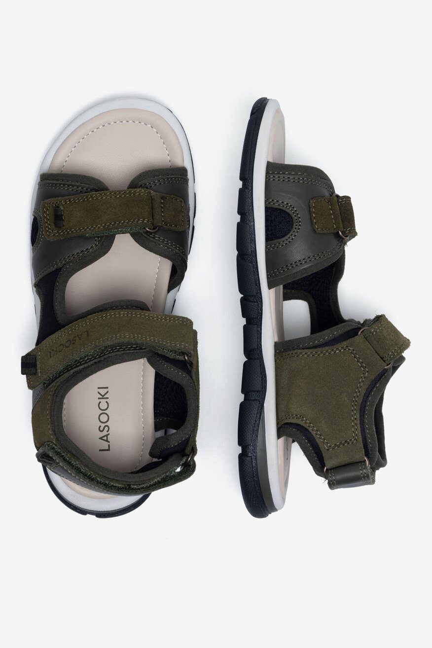 
                Lasocki Young - Sandały zamszowe - 5905588583363