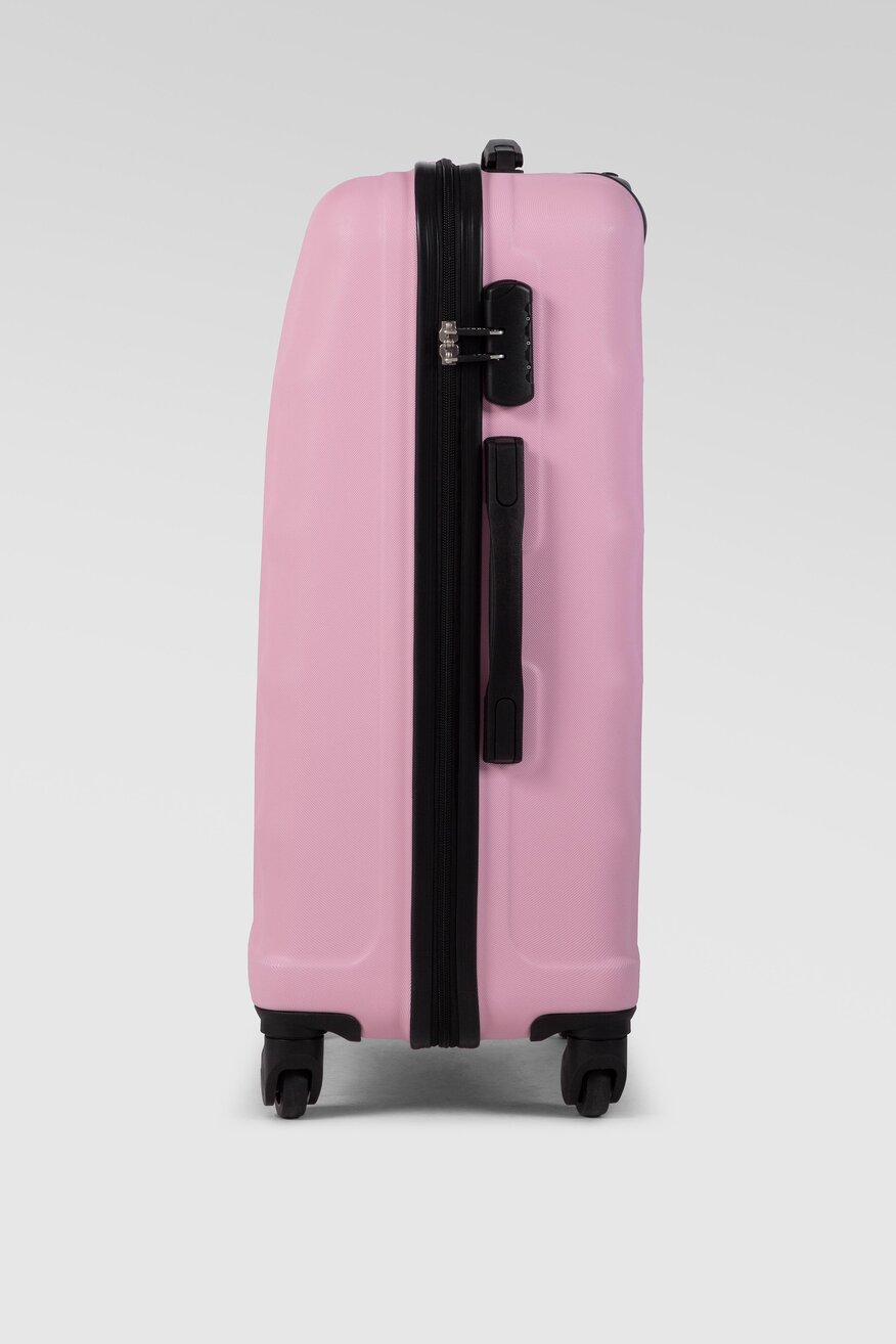 Lasocki - Średnia twarda walizka różowa - 5904248369552