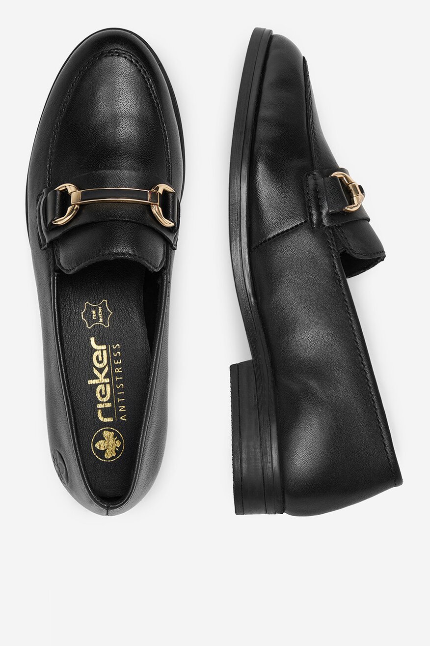 Rieker - Loafersy skórzane - 2230083218216