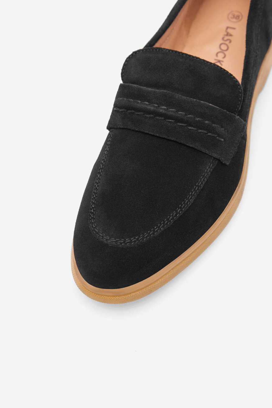 Lasocki - Loafersy zamszowe - 5905588394631