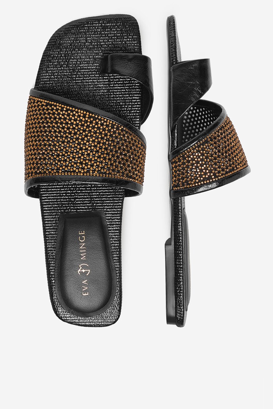 EVA MINGE - Japonki skórzane - 5906751804384