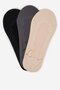 Шкарпетка NINE WEST LA_NW_4WB_009_SS25 (3-PACK) BKACK/MIX ЧОРНИЙ