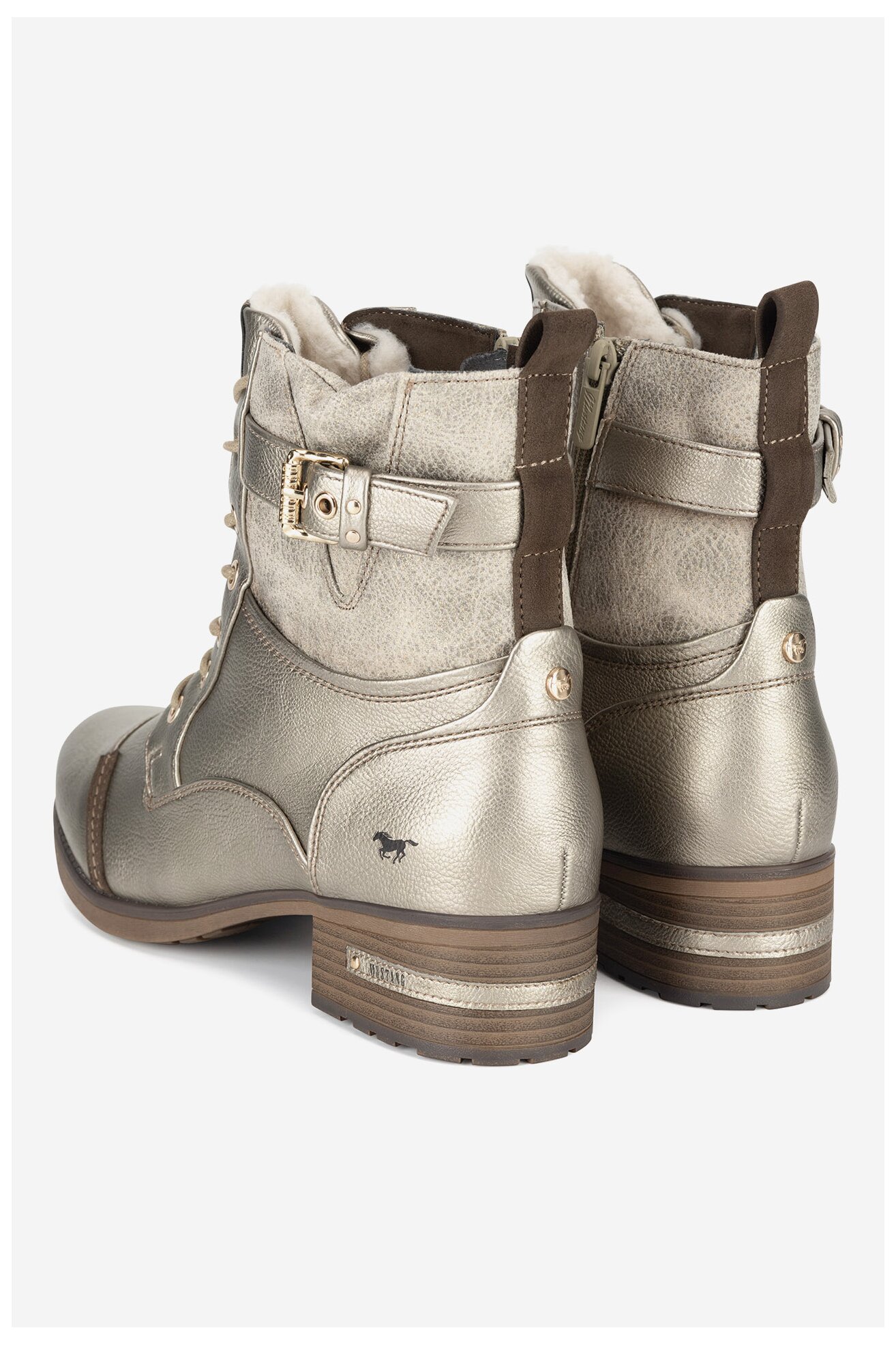 Боти Mustang 1229-606 ЗЛАТИСТ