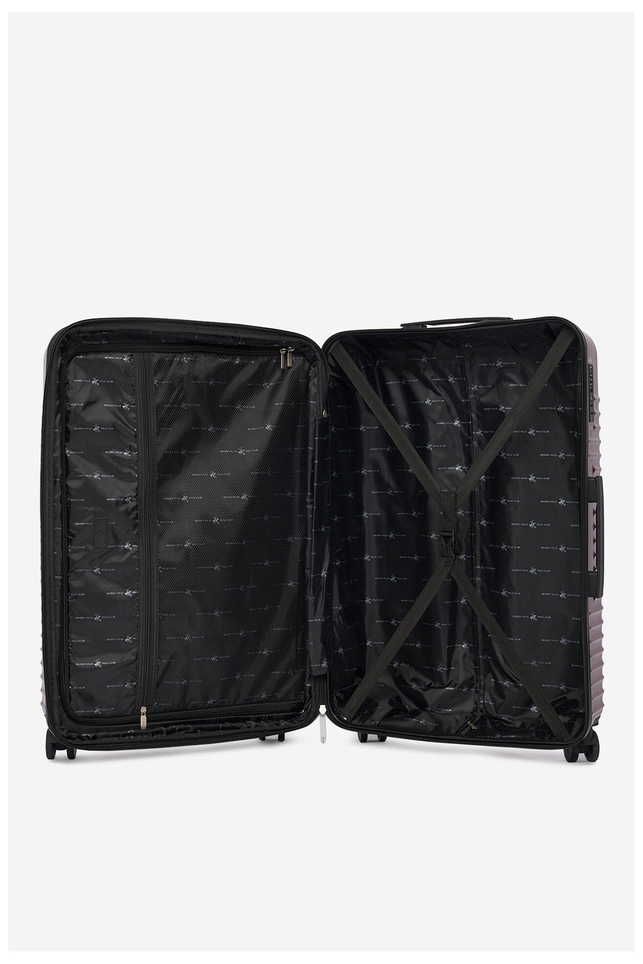 Bőrönd Beverly Hills Polo Club CEO-BHPC-L-007-08-BURGUNDY BORDÓ