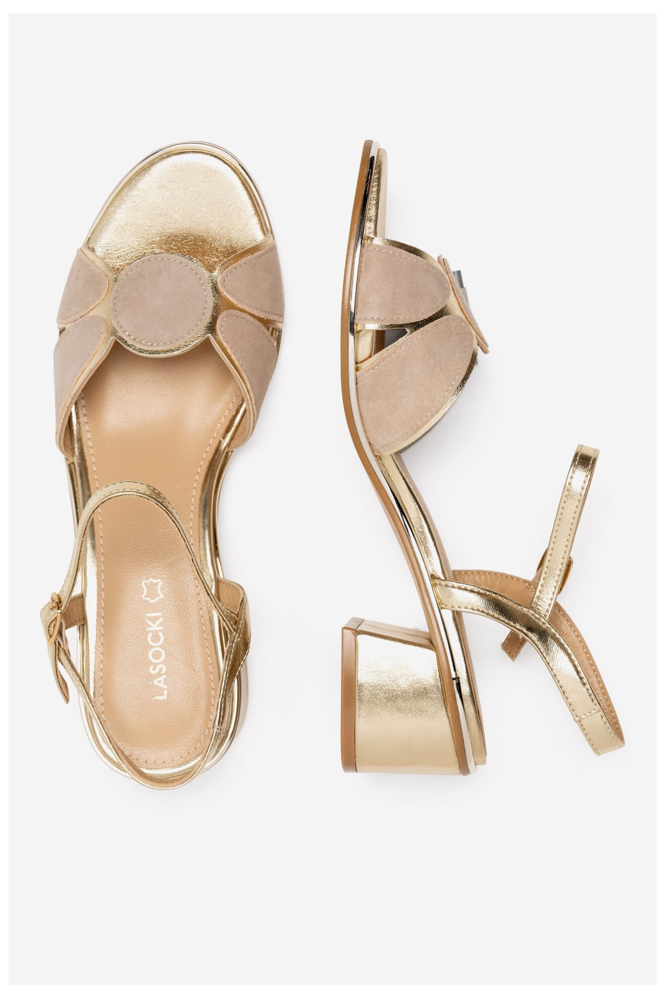 Sandały Lasocki WYL3784-2Z Beżowy