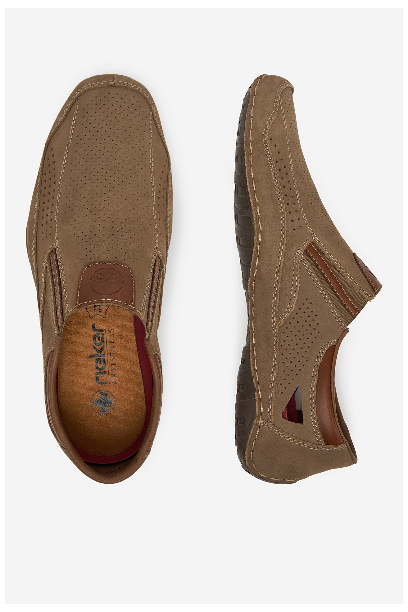 Cipele Rieker 06350-25 TAMNO BEŽ