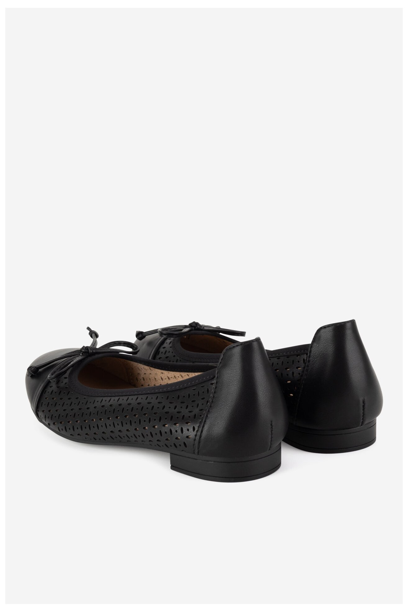 Baleríny Clara Barson WS2055-15 ČERNÁ