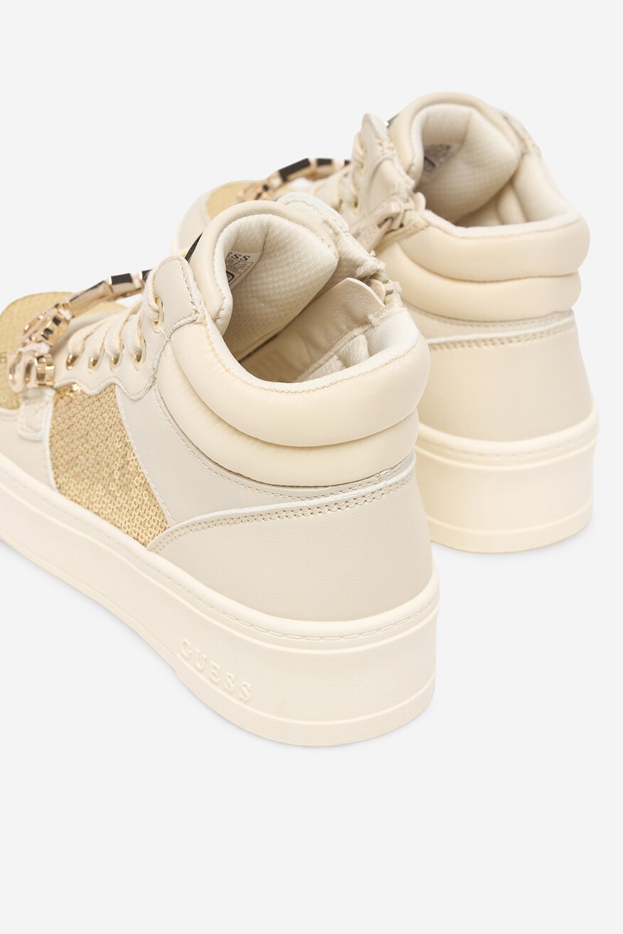 
                        Sneakers GUESS CEOWB-AVO-357-05 Złoty - 5906751754931