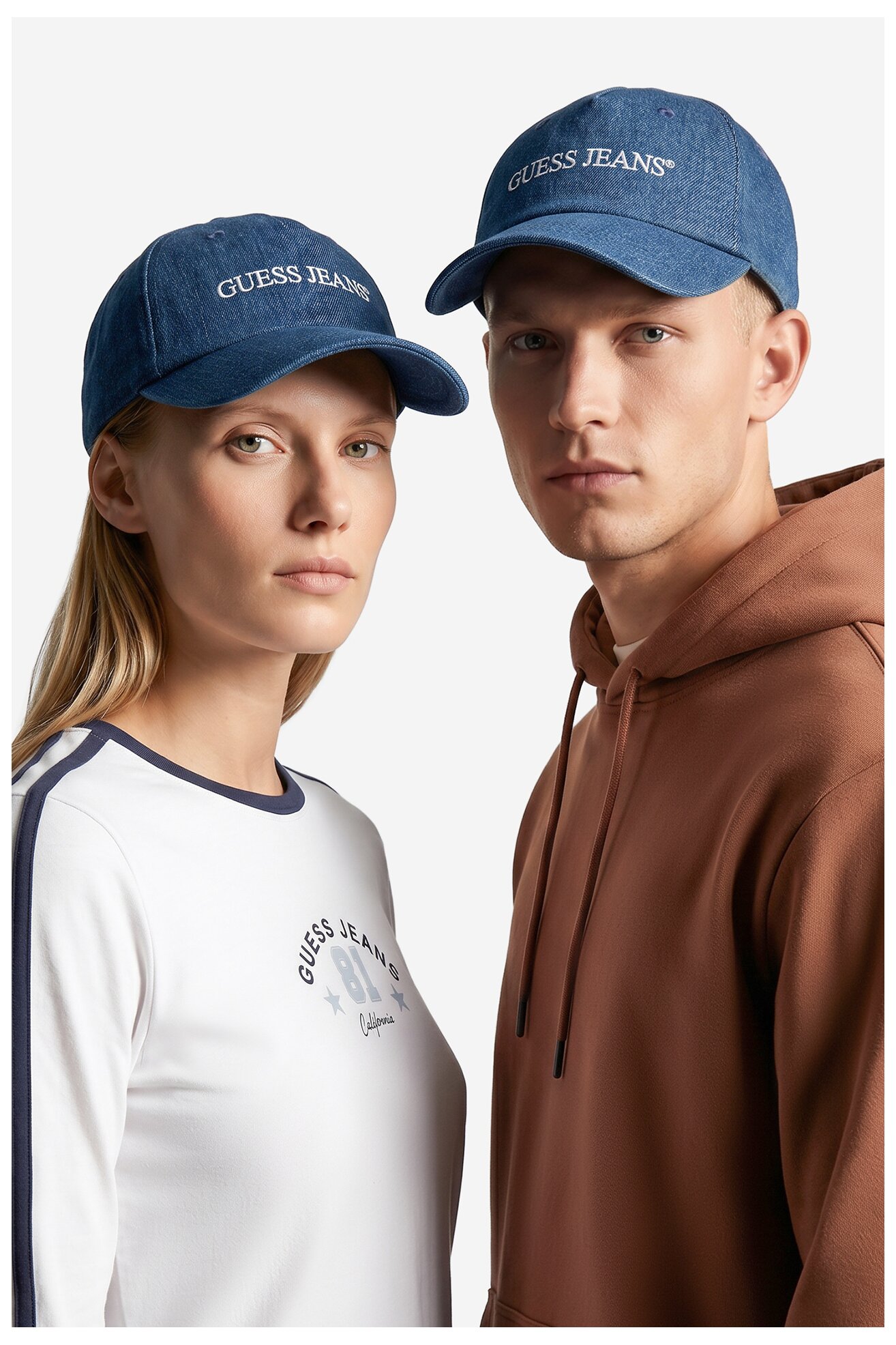 Czapka z daszkiem GUESS JEANS CWBEO-GJ-U3-006-SS26 Jeansowy
