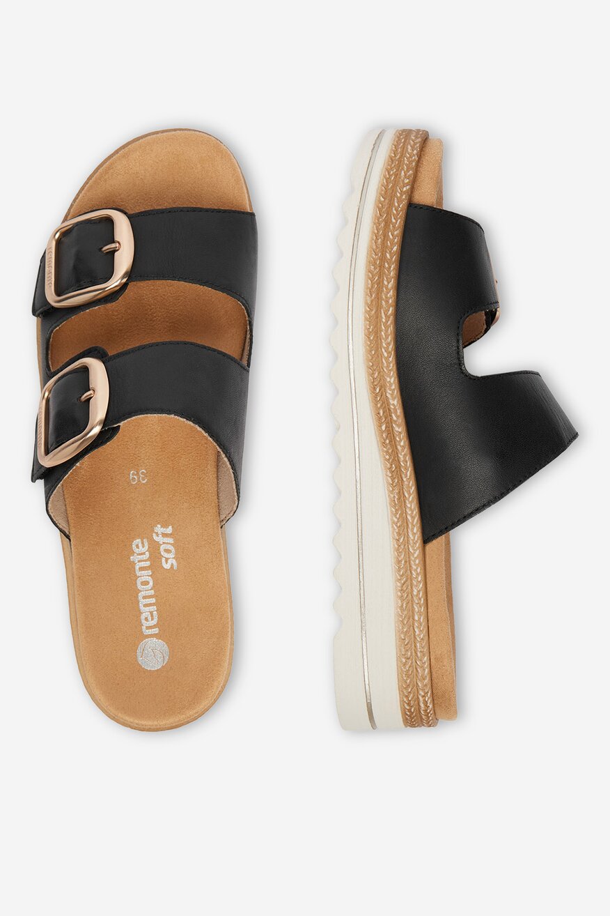 
                Remonte - Klapki skórzane - 5906751737002