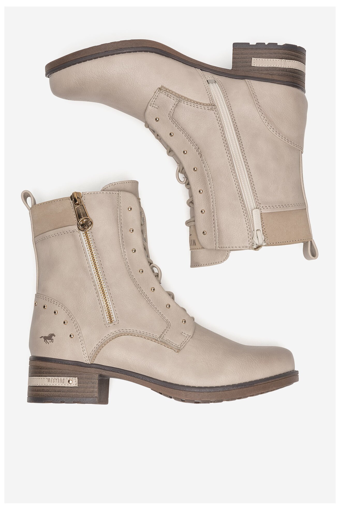 Trzewiki Mustang 1229-522 Biały