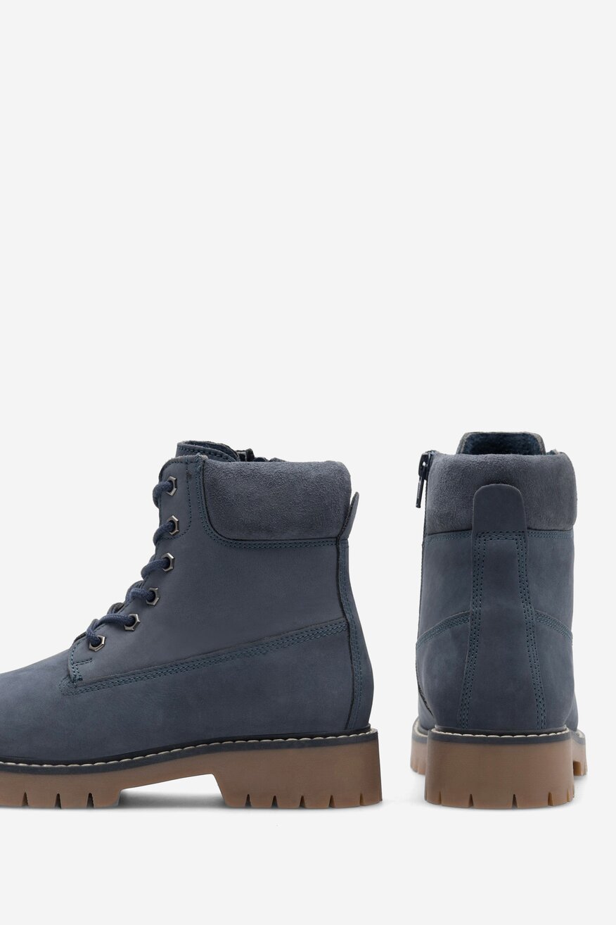 Šněrovací vyšší obuv Lasocki Young BLANKYTNĚ MODRÁ - 5905588139102