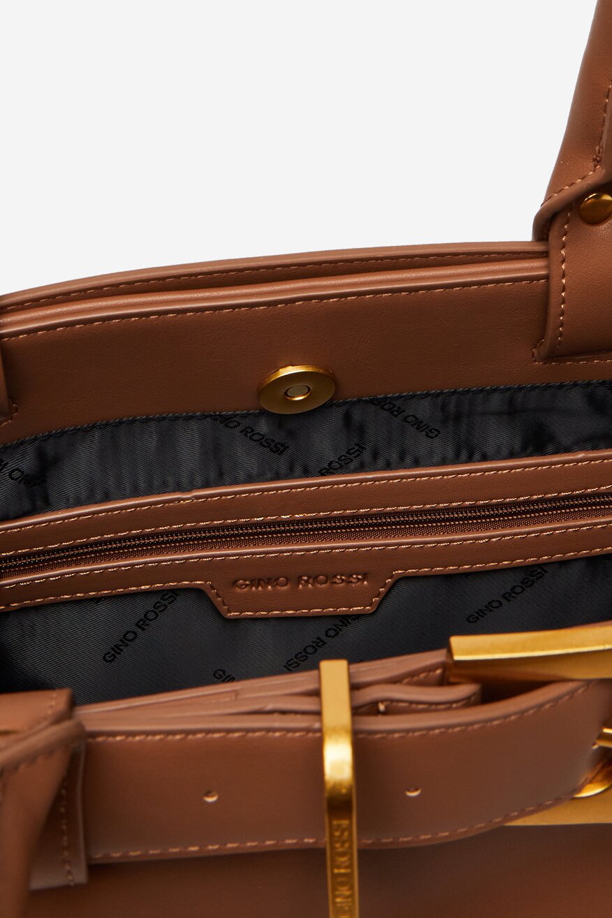 Kézitáska Gino Rossi CAMEL - 5906751324615