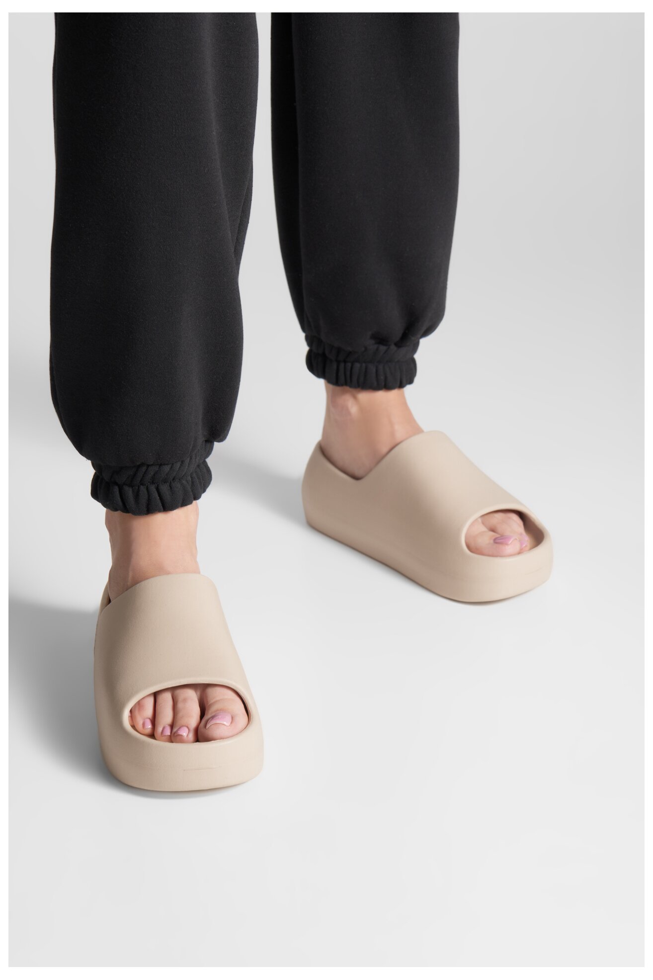 Klapki basenowe HUNTER S55796B Beżowy