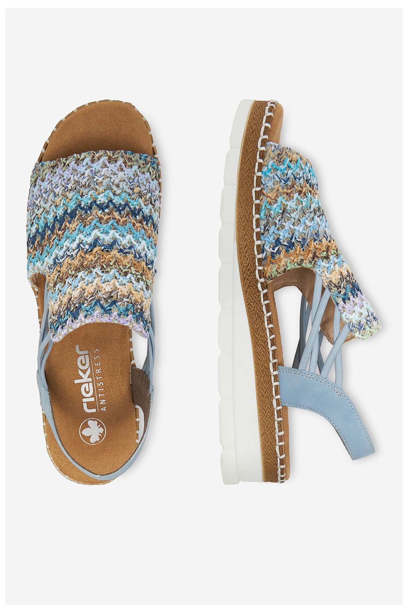 Sandale Rieker V1241-91 BLEU