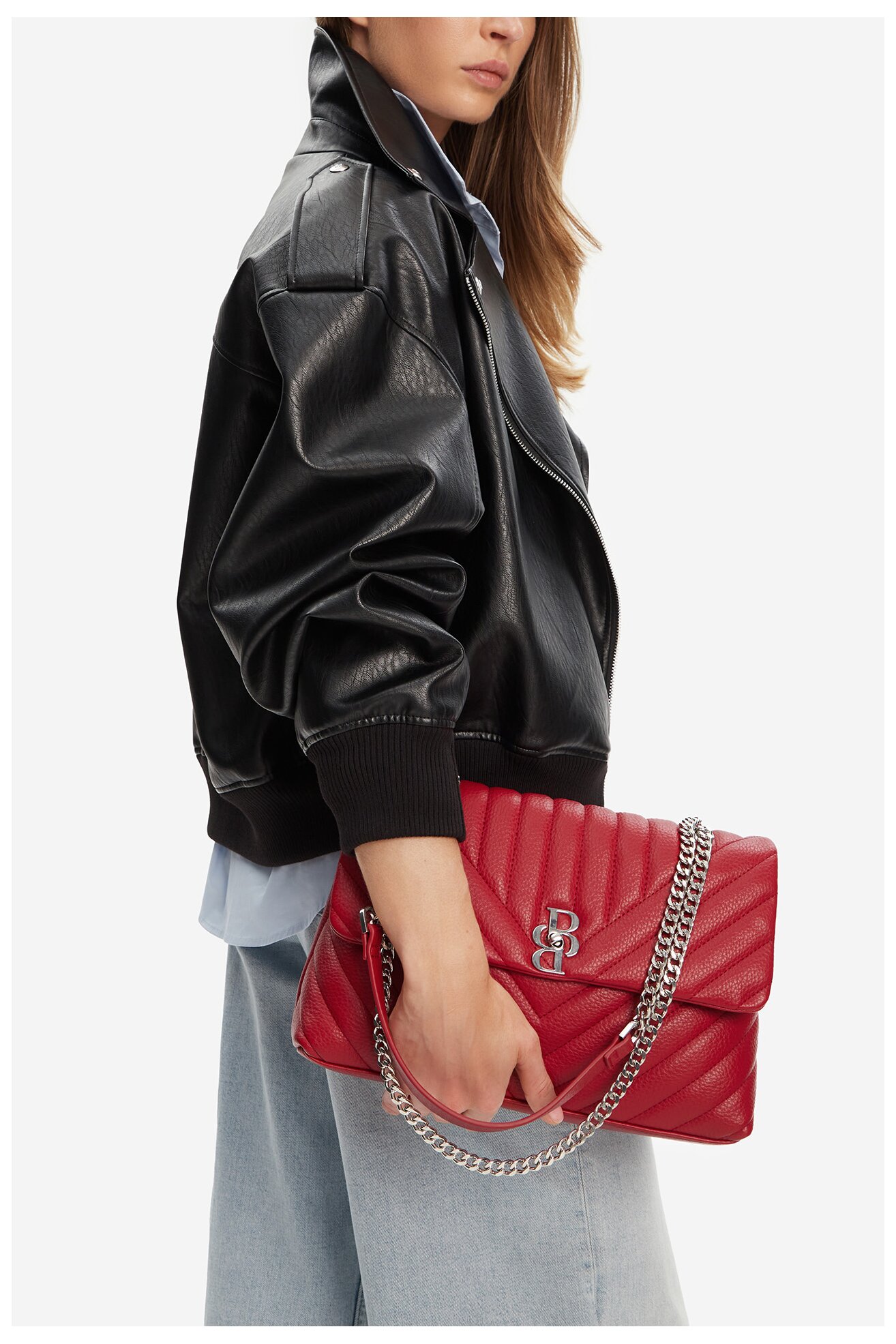 Geantă de mână Badura C-ADALE-XL8208 ROŞU