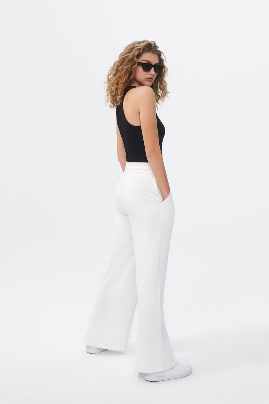 
                Sprandi - Spodnie materiałowe białe - 2230020926969