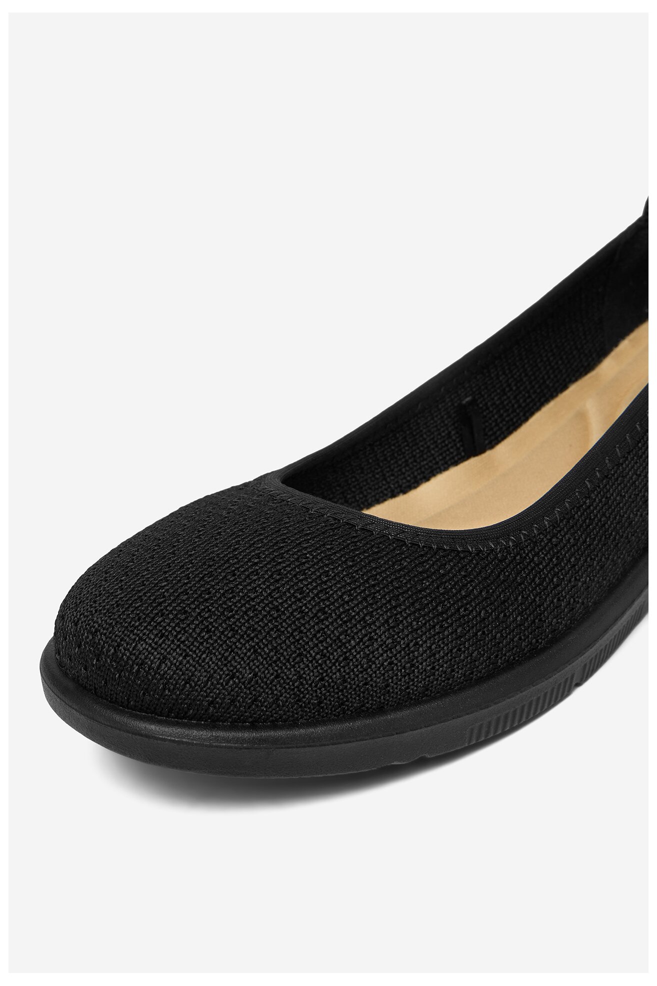 Baleriny Jenny CEO-MERLE H20630-01 Czarny