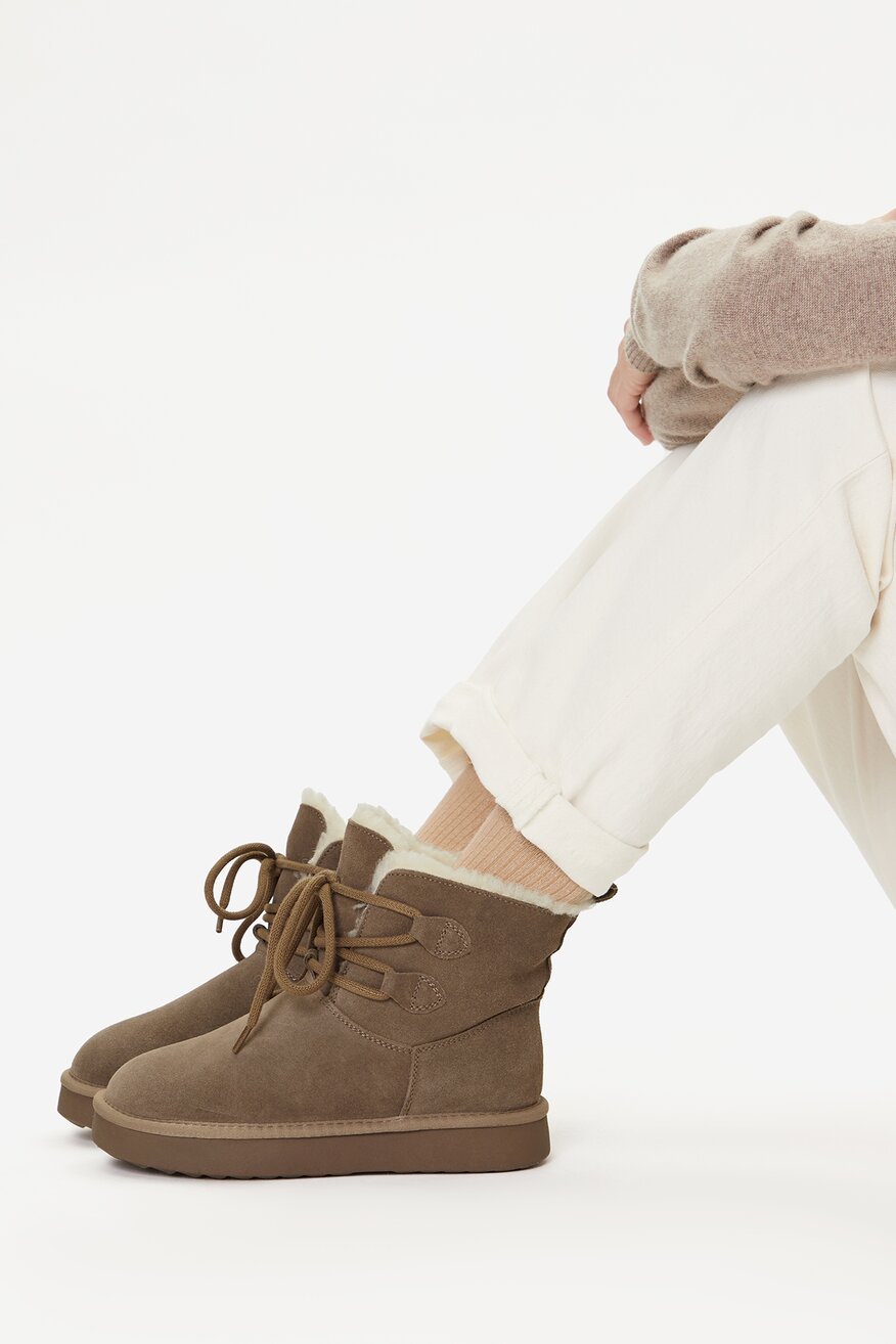 
                Lasocki - Śniegowce zamszowe ocieplane - 5906751385531